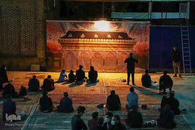 احیای شب بیست و یکم ماه رمضان در امام زاده سید حمزه(ع) تبریز