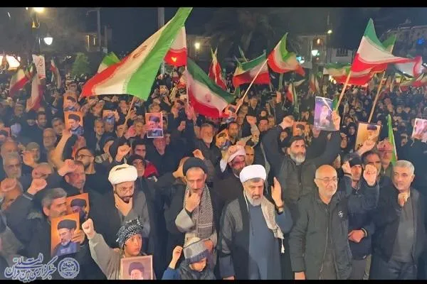 بیست و پنجمین شب تجمع مردم ولایتمدار و انقلابی شهرستان بابلسر‌