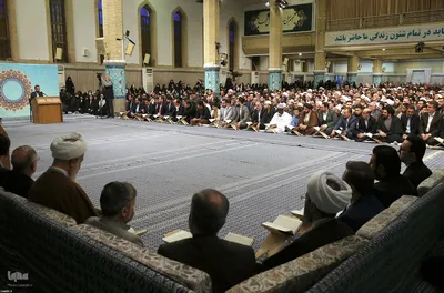 دیدار شرکت کنندگان در مسابقات بین‌المللی قرآن با رهبر معظم انقلاب