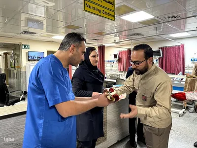 تجلیل ازسفید پوشان جامعه سلامت ملایر به همت گروه فرهنگی و جهادی خادم‌الشهداء‎‎ Inbox