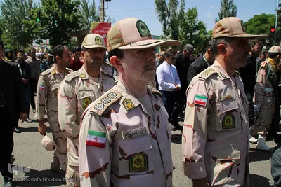 تشییع و تدفین پیکر مطهر استوار دوم شهید "مهدی برزگر" در اهر