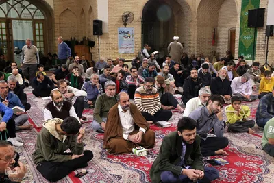 مراسم اعتکاف در مسجد ملااسماعیل یزد