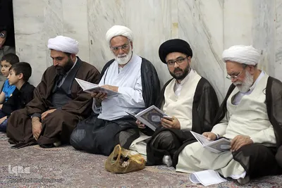 مراسم ترحیم شهید حجت الاسلام تقوی در قم