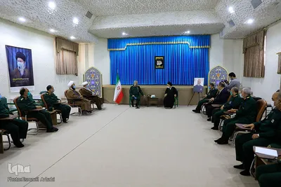 دیدار جانشین فرمانده کل سپاه پاسداران با حجت‌الاسلام عبادی