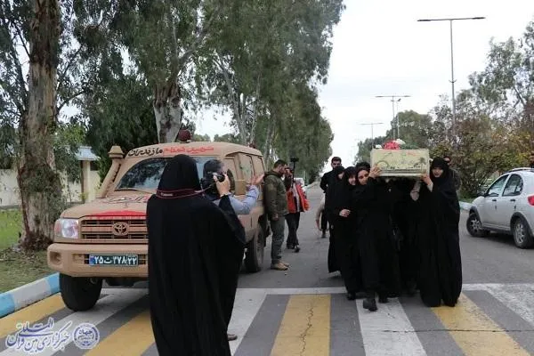 عطرافشانی دانشگاه مازندران با رایحه فاطمی شهید گمنام