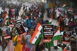 Umat Kristen India Memprotes Undang-undang Diskriminatif terhadap Muslim
