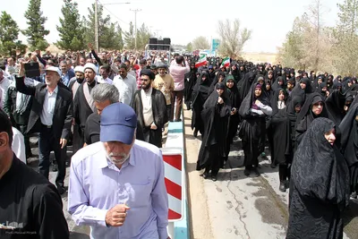 تشییع پیکر شهید هسته‌ای در یزد