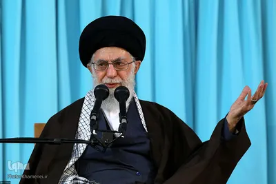 حضور و سخنرانی رهبر انقلاب در حرم مطهر رضوی
