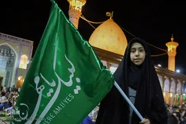جشن عید بیعت با امام زمان(عج) در حرم شاهچراغ(ع)