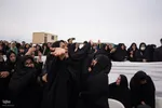 مراسم تشییع پیکر ۶ شهید جنگ رمضان در اصفهان
