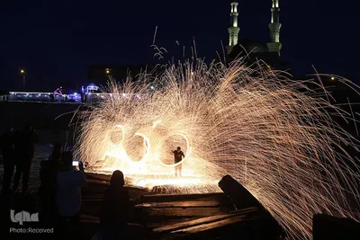 استقبال جوانان غزه از رمضان
