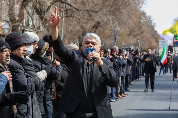 عزاداری خیابانی همزمان با سالروز شهادت امام علی(ع) تبریز