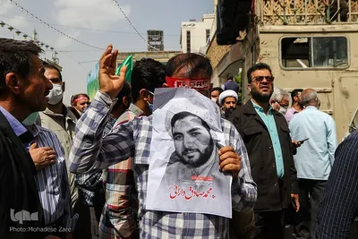 تشییع پیکر شهید دارایی در مشهد