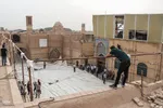 آیین سنتی پوش کشی در خانه امام حسینی یزد‎