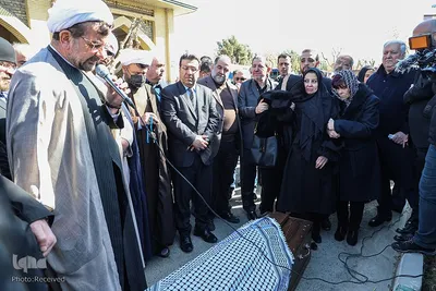 
مراسم خاکسپاری سفیر سابق فلسطین در بهشت زهرا
