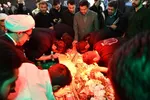 مراسم استقبال از پیکر مطهر شهید گمنام در دانشگاه تبریز