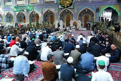محفل انس با قرآن «عرش تلاوت» در حرم مطهر عباسی