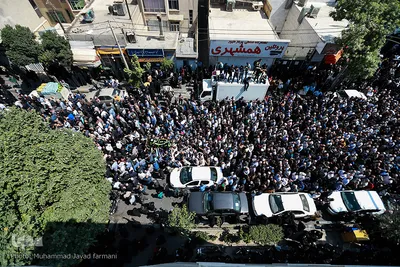 مراسم تشییع پیکر مرحوم حجت‌الاسلام سیدمهدی طباطبایی، استاد برجسته اخلاق
