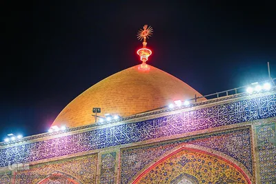 آستان مقدس علوی در ایام اربعین