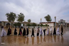 جشن تکلیف دختران در حرم شاهچراغ(ع)‎