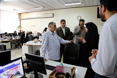 بازدید حسین رضایی، رئیس اسبق سازمان حج و زیارت کشور از ایکنا
