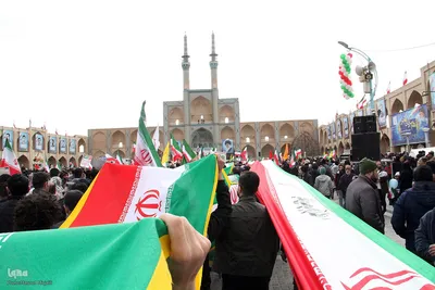 راهپیمایی 22 بهمن در یزد