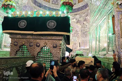 مراسم وداع با پیکر مطهر شهدای تازه تفحص شده در شیراز‎‎