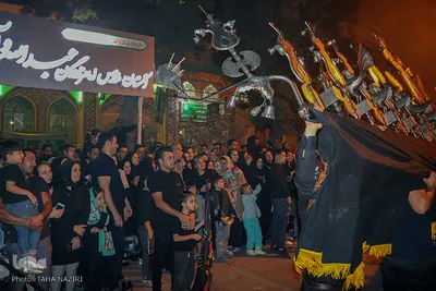 عزاداری شب تاسوعای حسینی(ع) - اراک/عکاس:طاها نظیری