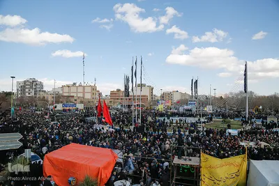 تشییع پیکر شهدای حادثه تروریستی زاهدان در اصفهان