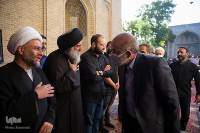 مراسم ترحیم آیت‌الله فاطمی‌نیا