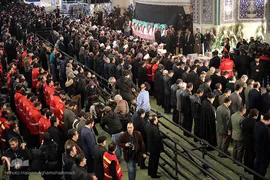 مراسم تشییع ۱۶آتش نشان شهید حادثه  پلاسکو