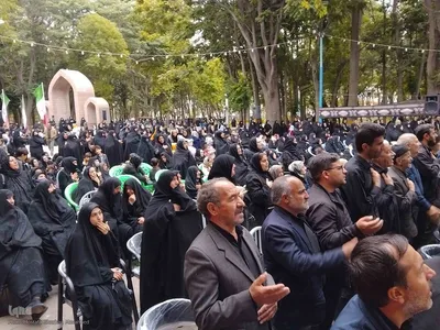 عزاداری سومین روز شهادت حضرت امام حسین (ع) در اهر