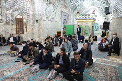 محفل انس با قرآن کریم در امامزاده سیدحمزه تبریز‎‎