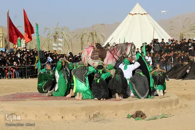 آیین تعزیه خوانی روز عاشورا در وردنجان
