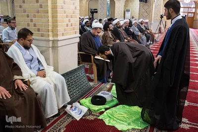 عمامه گذاری جمعی از طلاب استان قزوین
