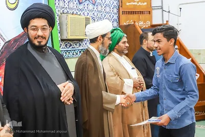 جزءخوانی قرآن در مسجد امام موسی کاظم(ع) کارون