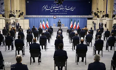 دیدار فرماندهان و کارکنان نیروی هوایی ارتش با رهبر انقلاب