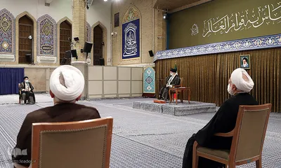دیدار رئیس و مسئولان دستگاه قضائی با رهبر انقلاب
