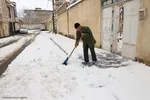 برف زمستانی در اهر