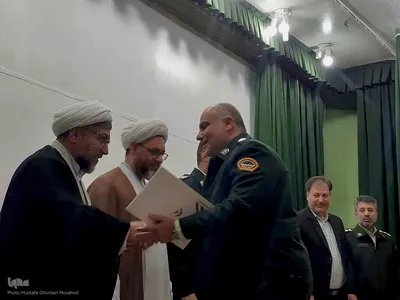 مراسم تکریم و معارفه فرمانده جدید انتظامی اهر