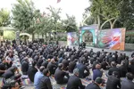 مراسم عزاداری اباعبدالله الحسین(ع) در مزار شهدای گمنام همدان‎