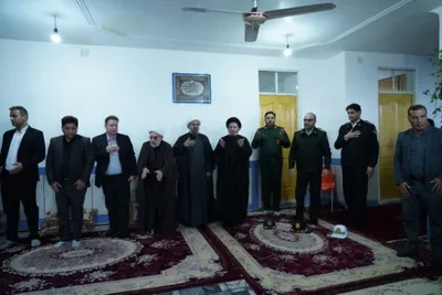 دیدار با خانواده ۳ شهید جنگ رمضان در پلدختر
