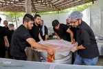 پخت ۷۲ دیگ غذای نذری به‌مناسبت ایام محرم در تبریز‎