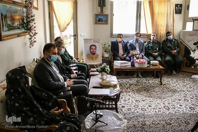 دیدار با خانواده شهید «مهدی اثنی عشری» شهید شاخص هنرمند استان فارس‎‎