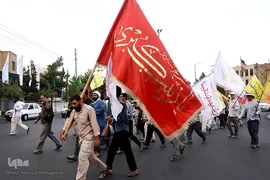 کاروان زائران پیاده امام رضا(ع)