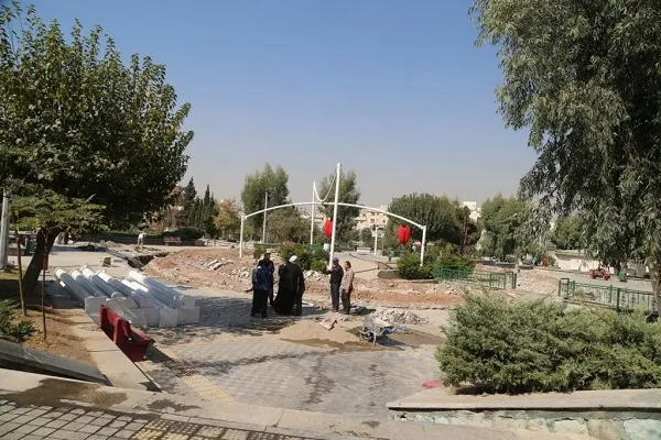 احداث سازه مقبرة‌الشهدای بوستان والفجر منطقه 15 به سبک معماری اسلامی