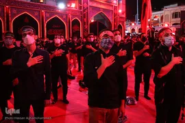 مراسم سوگواری شب هشتم محرم در آستان مقدس امامزاده صالح(ع) تجریش