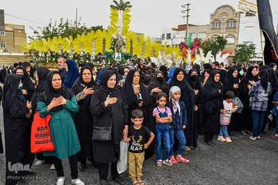 مراسم عزاداری عاشورای حسینی در امام زاده سیدعباس (ع) بجنورد