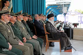 حضور رهبر معظم انقلاب در مراسم دانش‌آموختگی،دانشجویان دانشگاه علوم انتظامی