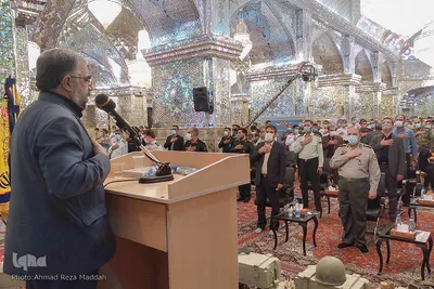 همایش تکریم و بزرگداشت روز سرباز در سومین حرم اهل بیت